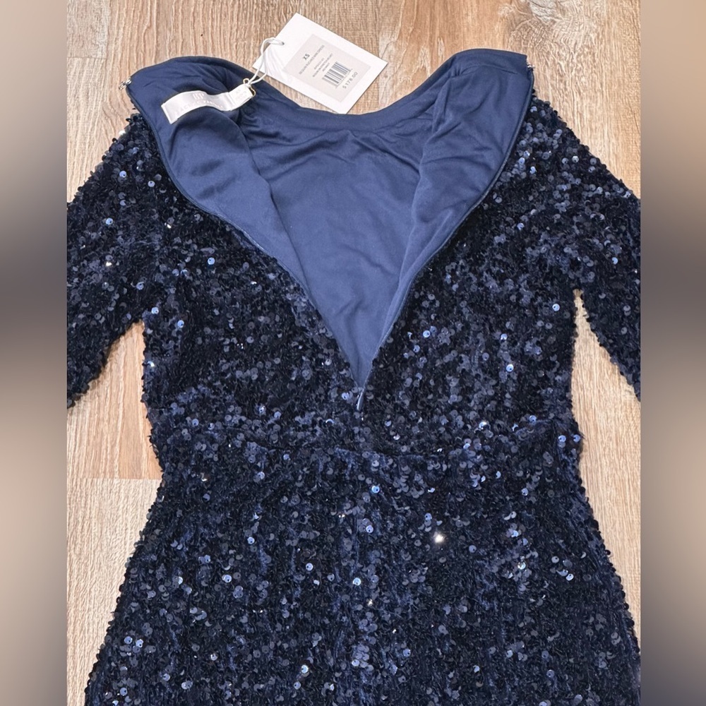 Rachel Parcell Sequin Ruched Mini Dress - Picture 5 of 6